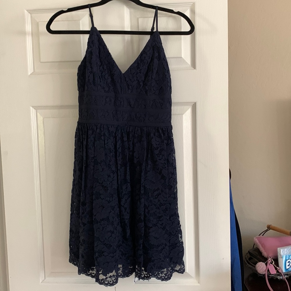Blue dress